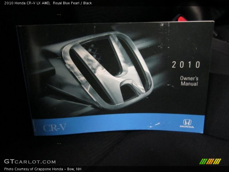 Royal Blue Pearl / Black 2010 Honda CR-V LX AWD