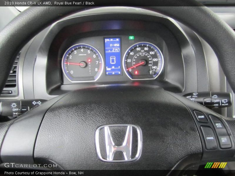 Royal Blue Pearl / Black 2010 Honda CR-V LX AWD