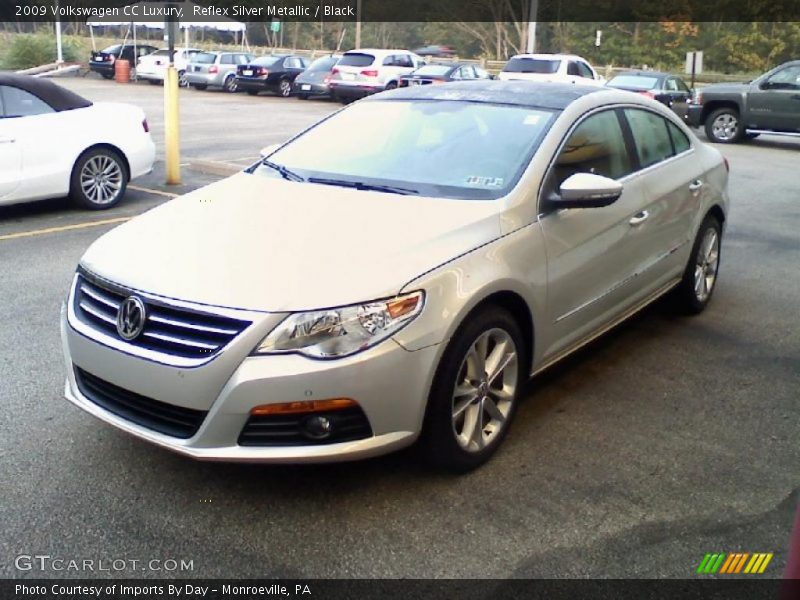 Reflex Silver Metallic / Black 2009 Volkswagen CC Luxury