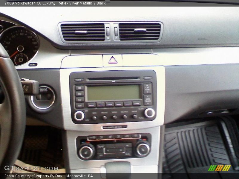 Reflex Silver Metallic / Black 2009 Volkswagen CC Luxury