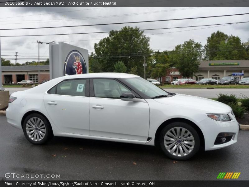  2010 9-5 Aero Sedan XWD Arctic White