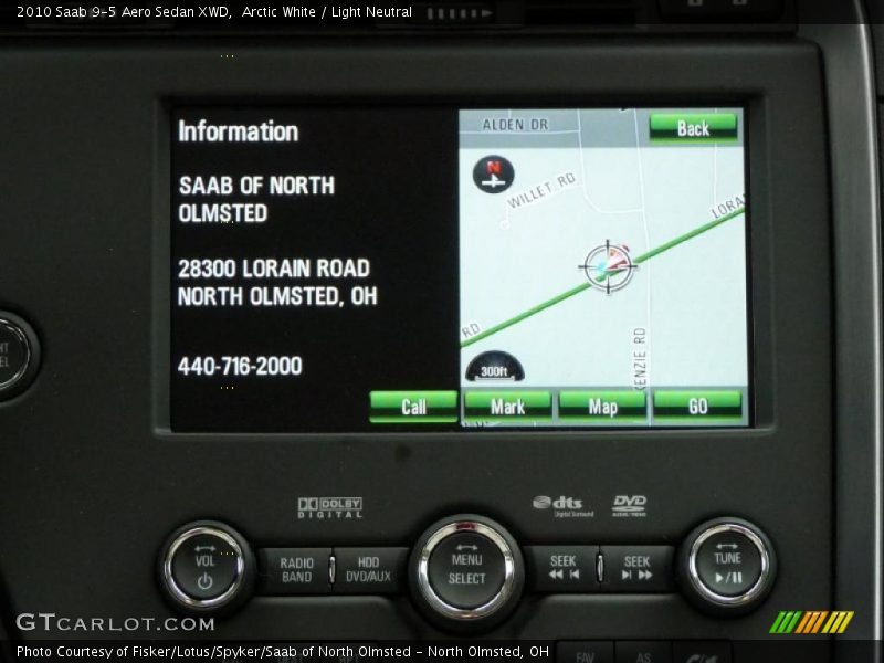 Arctic White / Light Neutral 2010 Saab 9-5 Aero Sedan XWD