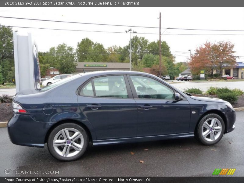 Nocturne Blue Metallic / Parchment 2010 Saab 9-3 2.0T Sport Sedan XWD