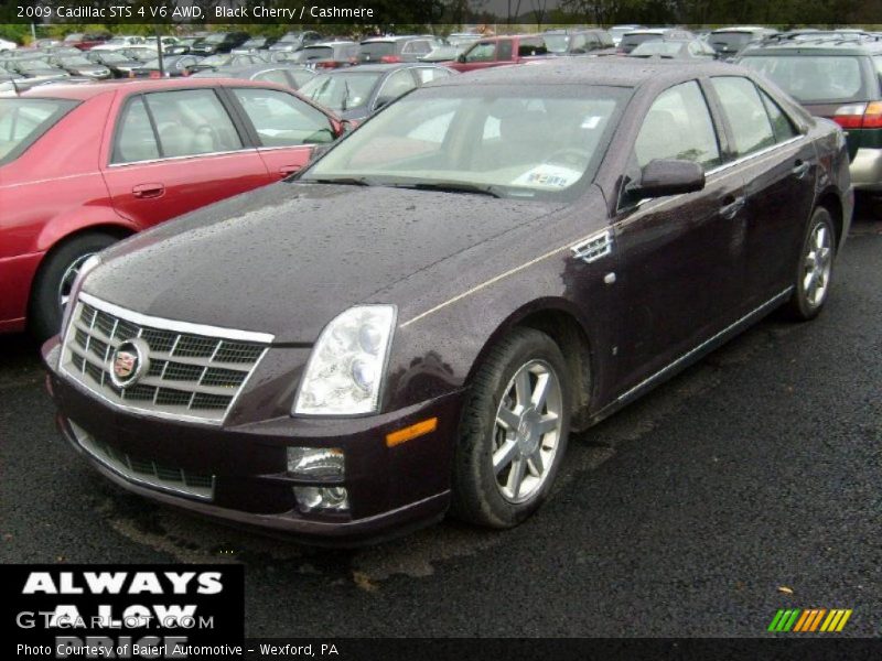 Black Cherry / Cashmere 2009 Cadillac STS 4 V6 AWD