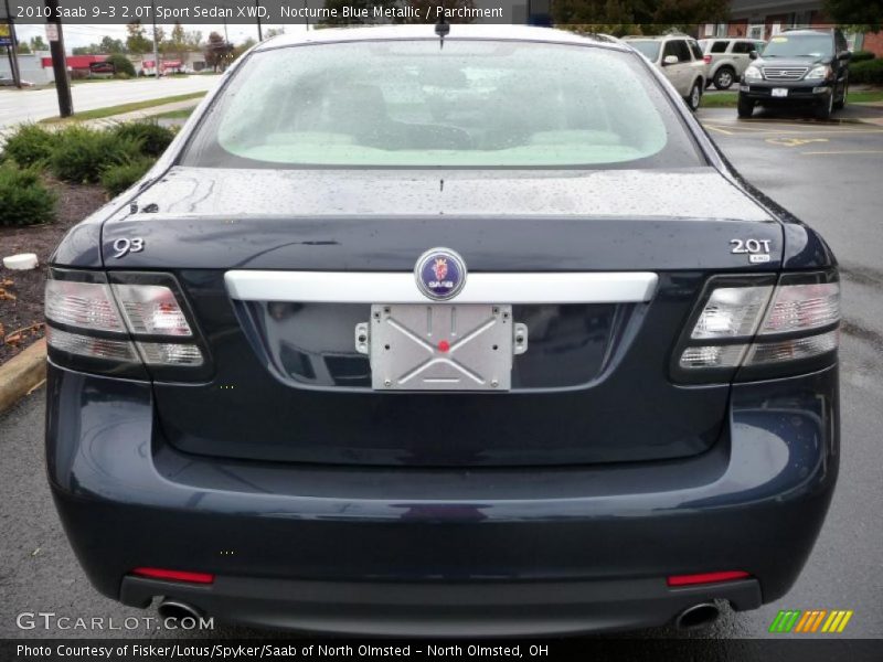 Nocturne Blue Metallic / Parchment 2010 Saab 9-3 2.0T Sport Sedan XWD