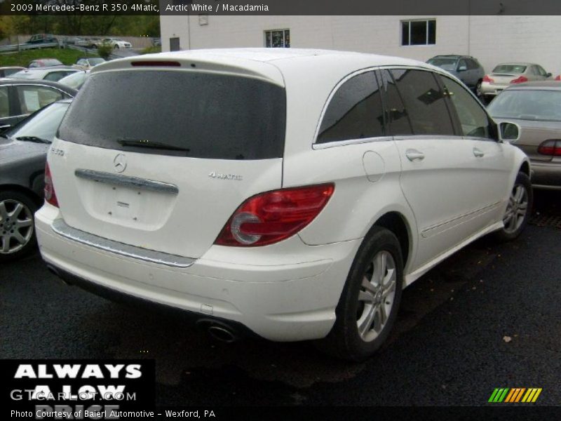 Arctic White / Macadamia 2009 Mercedes-Benz R 350 4Matic