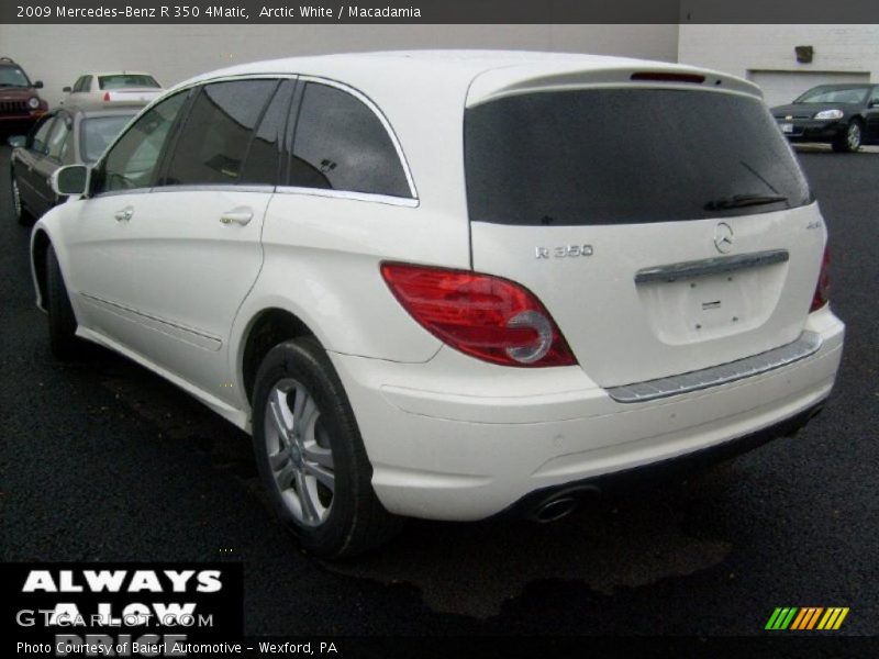 Arctic White / Macadamia 2009 Mercedes-Benz R 350 4Matic