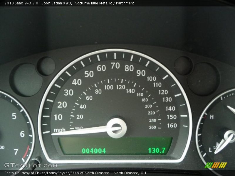 Nocturne Blue Metallic / Parchment 2010 Saab 9-3 2.0T Sport Sedan XWD