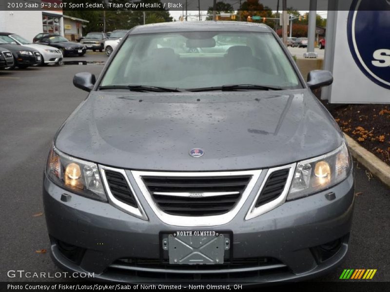 Titan Gray Metallic / Black 2010 Saab 9-3 2.0T Sport Sedan