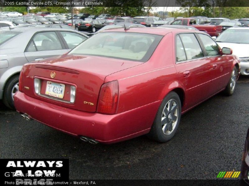 Crimson Pearl / Cashmere 2005 Cadillac DeVille DTS