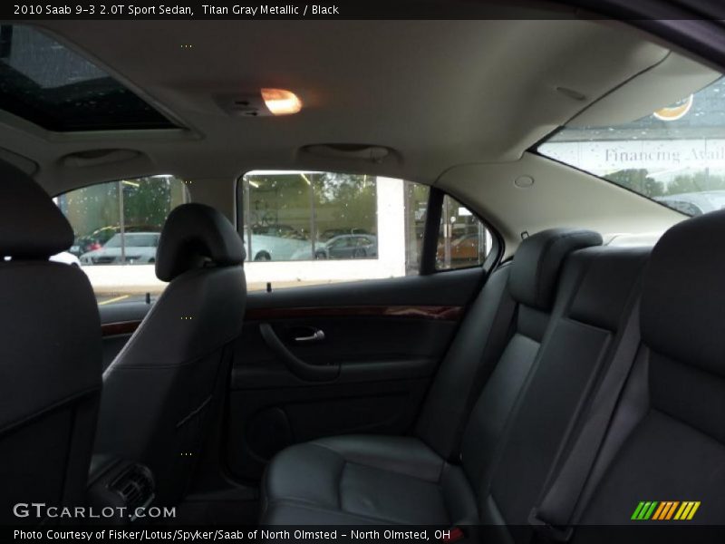 Titan Gray Metallic / Black 2010 Saab 9-3 2.0T Sport Sedan
