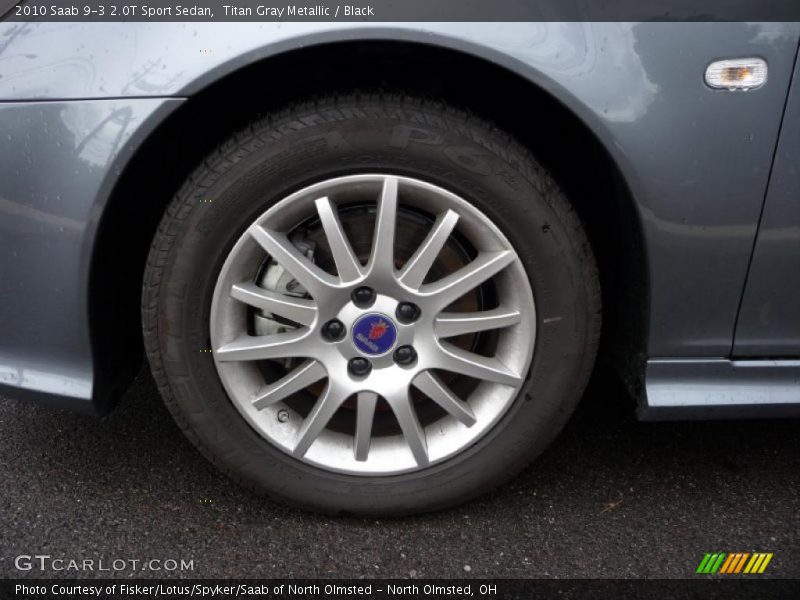 Titan Gray Metallic / Black 2010 Saab 9-3 2.0T Sport Sedan