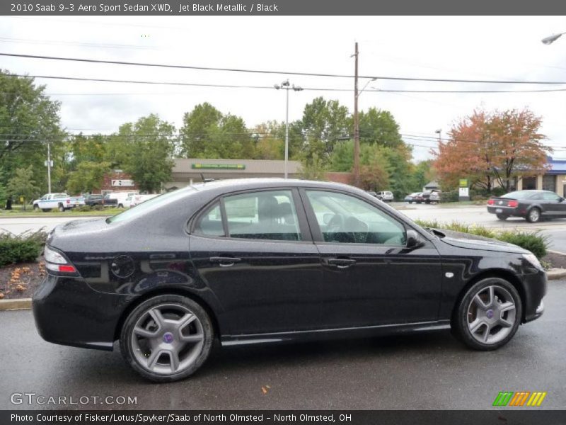 Jet Black Metallic / Black 2010 Saab 9-3 Aero Sport Sedan XWD