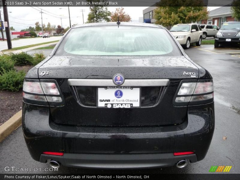 Jet Black Metallic / Black 2010 Saab 9-3 Aero Sport Sedan XWD