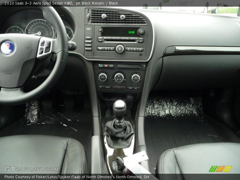 Jet Black Metallic / Black 2010 Saab 9-3 Aero Sport Sedan XWD