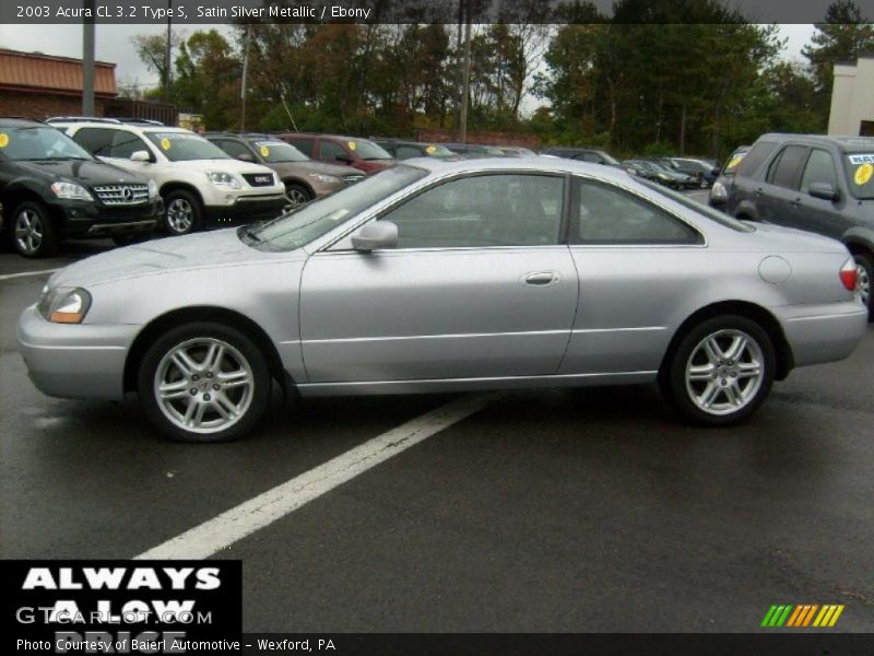 Satin Silver Metallic / Ebony 2003 Acura CL 3.2 Type S