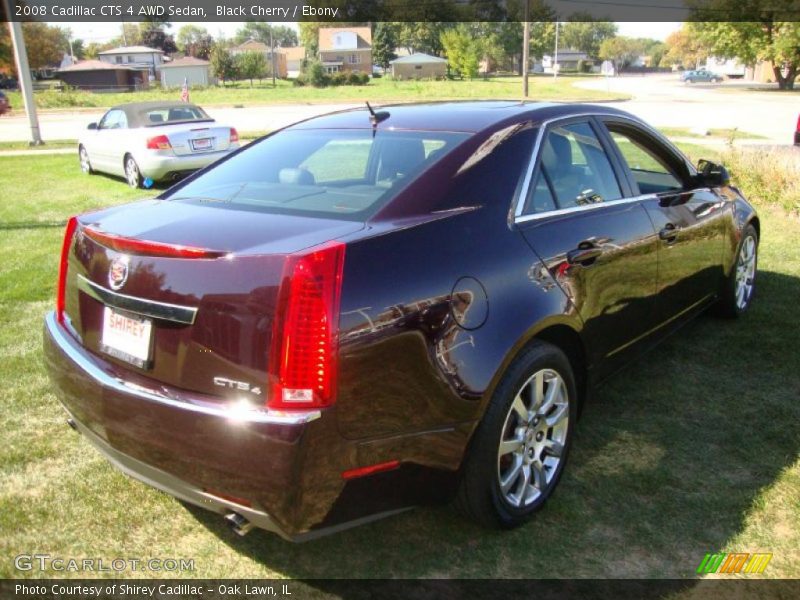 Black Cherry / Ebony 2008 Cadillac CTS 4 AWD Sedan