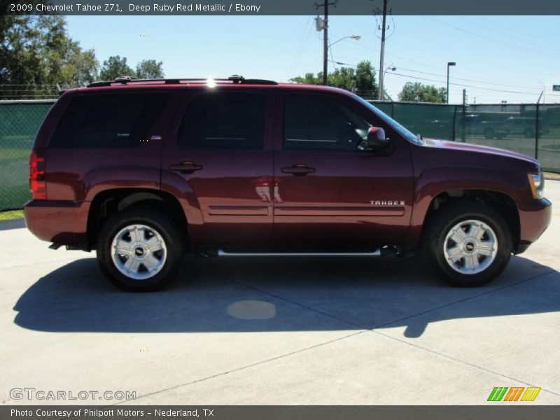 Deep Ruby Red Metallic / Ebony 2009 Chevrolet Tahoe Z71