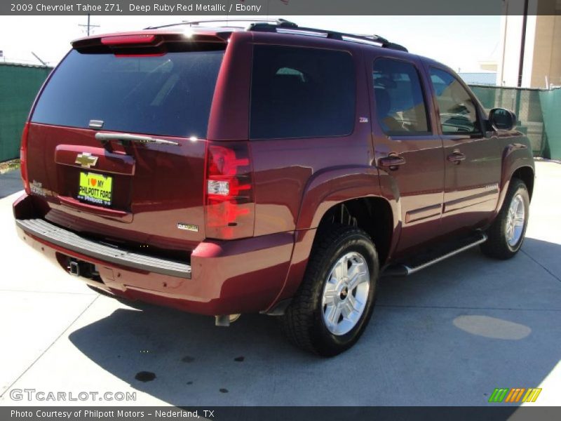 Deep Ruby Red Metallic / Ebony 2009 Chevrolet Tahoe Z71
