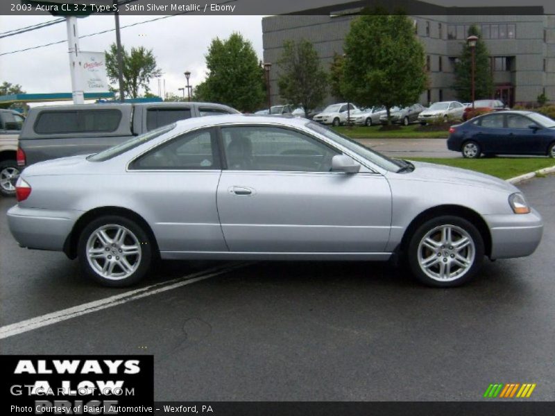 Satin Silver Metallic / Ebony 2003 Acura CL 3.2 Type S