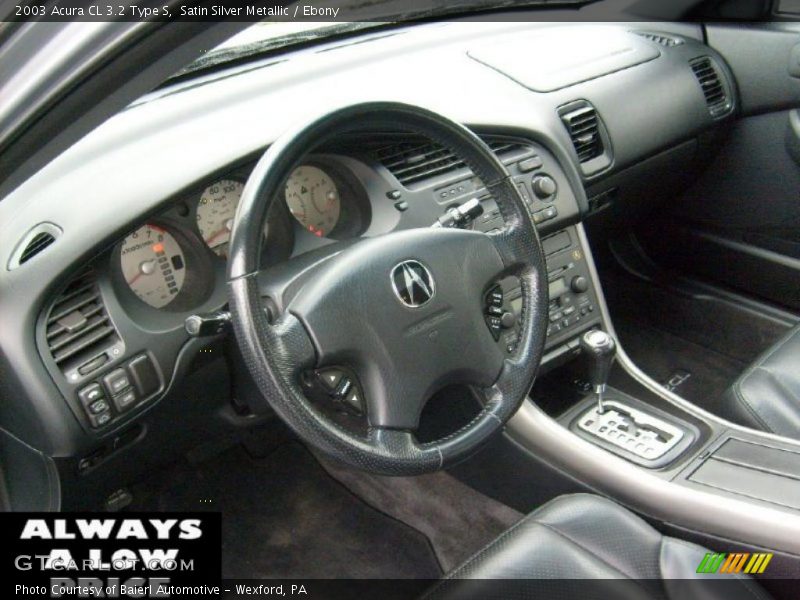 Satin Silver Metallic / Ebony 2003 Acura CL 3.2 Type S