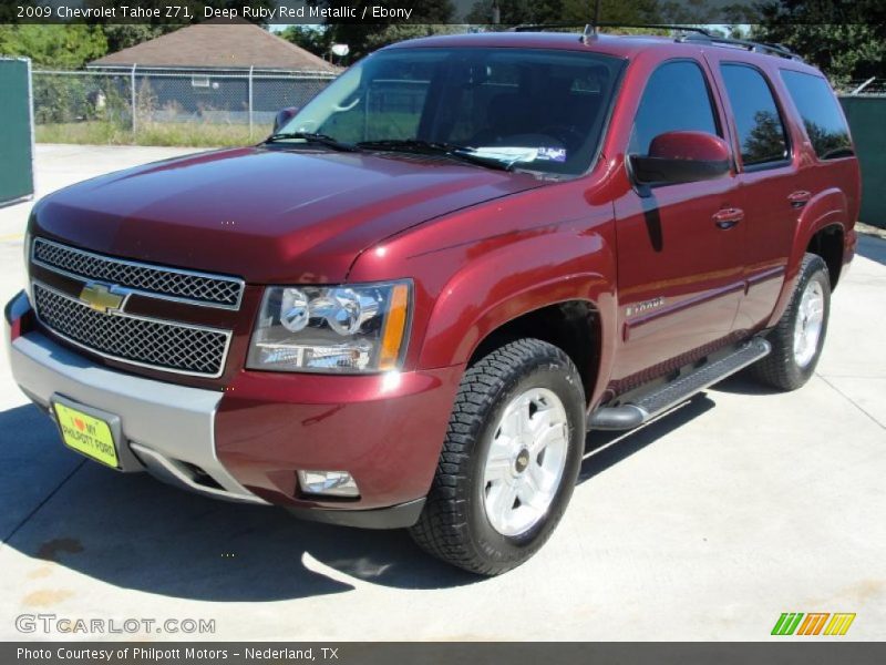 Deep Ruby Red Metallic / Ebony 2009 Chevrolet Tahoe Z71