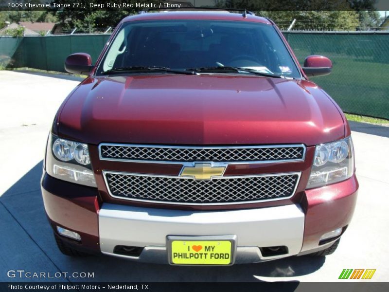 Deep Ruby Red Metallic / Ebony 2009 Chevrolet Tahoe Z71