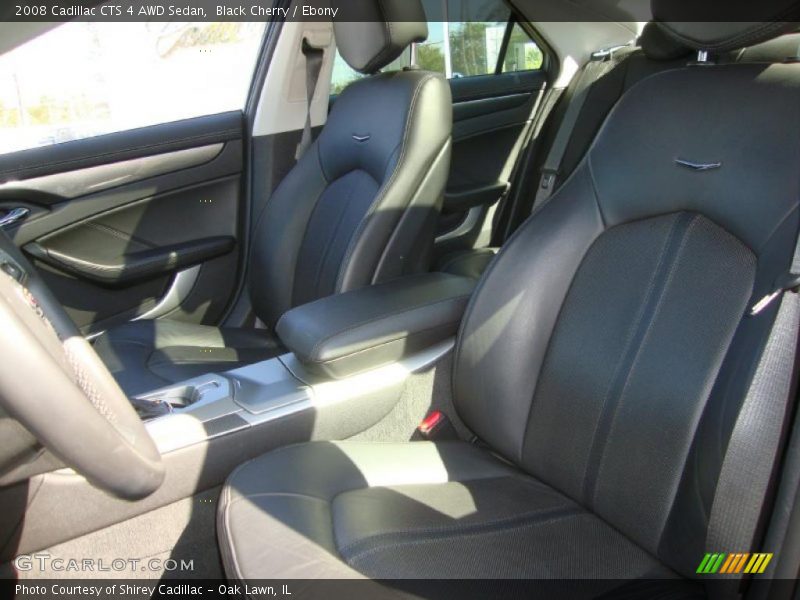 Black Cherry / Ebony 2008 Cadillac CTS 4 AWD Sedan