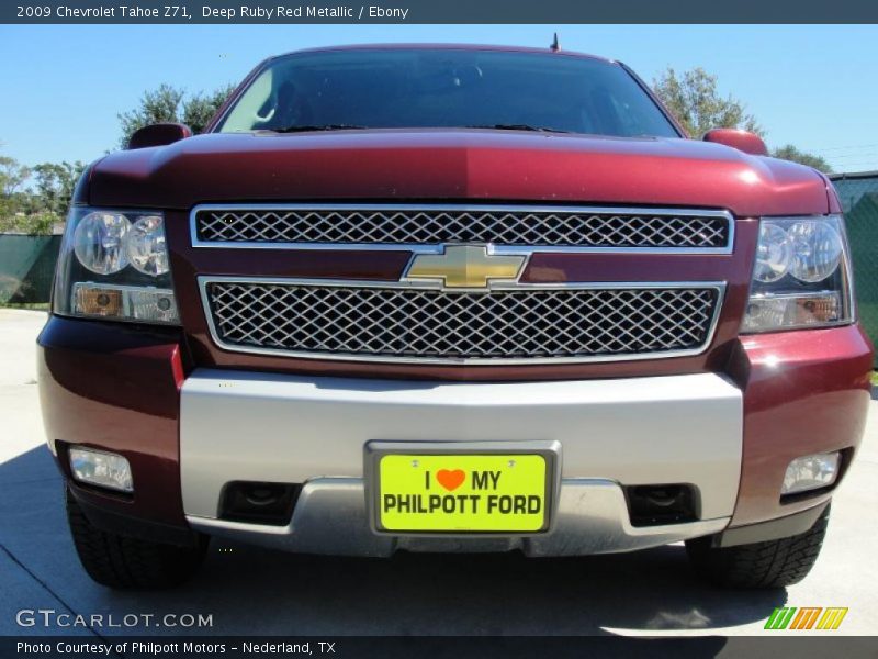 Deep Ruby Red Metallic / Ebony 2009 Chevrolet Tahoe Z71