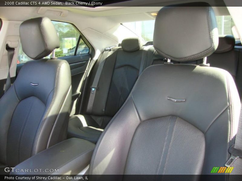 Black Cherry / Ebony 2008 Cadillac CTS 4 AWD Sedan