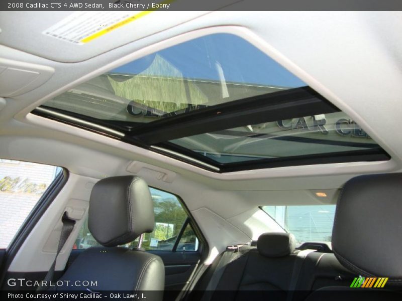 Black Cherry / Ebony 2008 Cadillac CTS 4 AWD Sedan