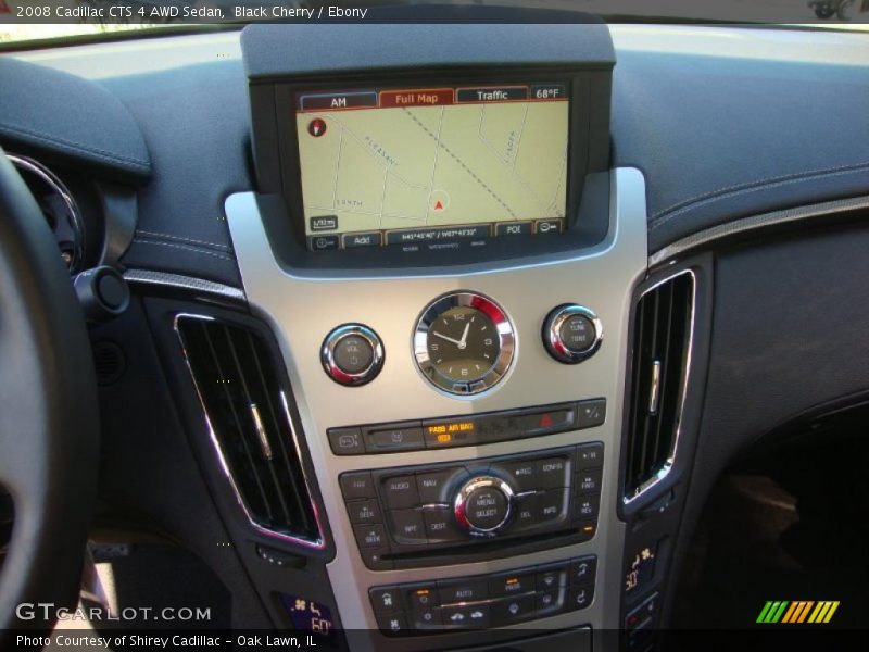 Black Cherry / Ebony 2008 Cadillac CTS 4 AWD Sedan