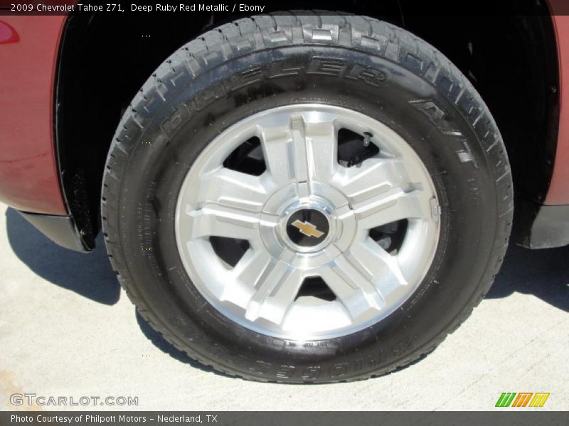 Deep Ruby Red Metallic / Ebony 2009 Chevrolet Tahoe Z71