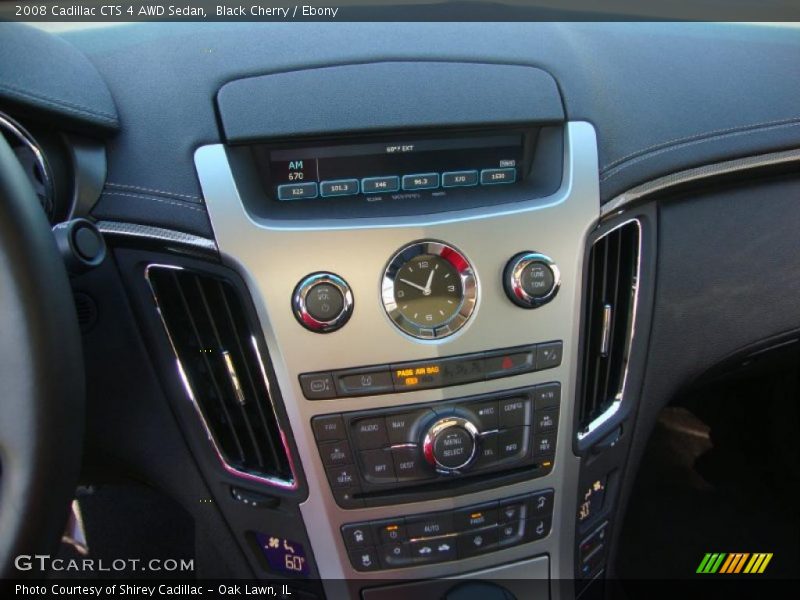 Black Cherry / Ebony 2008 Cadillac CTS 4 AWD Sedan