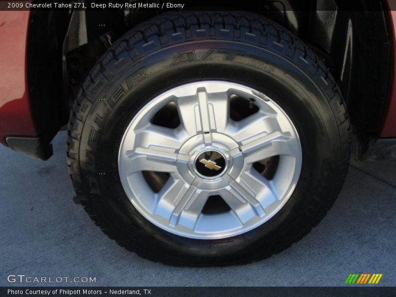 Deep Ruby Red Metallic / Ebony 2009 Chevrolet Tahoe Z71