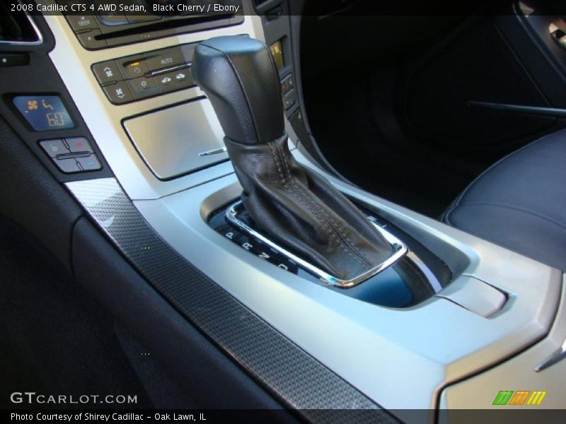 Black Cherry / Ebony 2008 Cadillac CTS 4 AWD Sedan