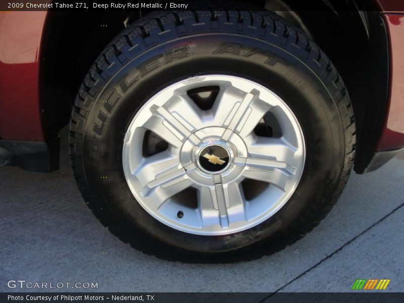 Deep Ruby Red Metallic / Ebony 2009 Chevrolet Tahoe Z71