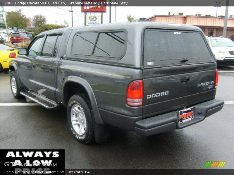 Graphite Metallic / Dark Slate Gray 2003 Dodge Dakota SXT Quad Cab