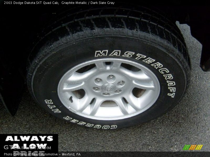Graphite Metallic / Dark Slate Gray 2003 Dodge Dakota SXT Quad Cab