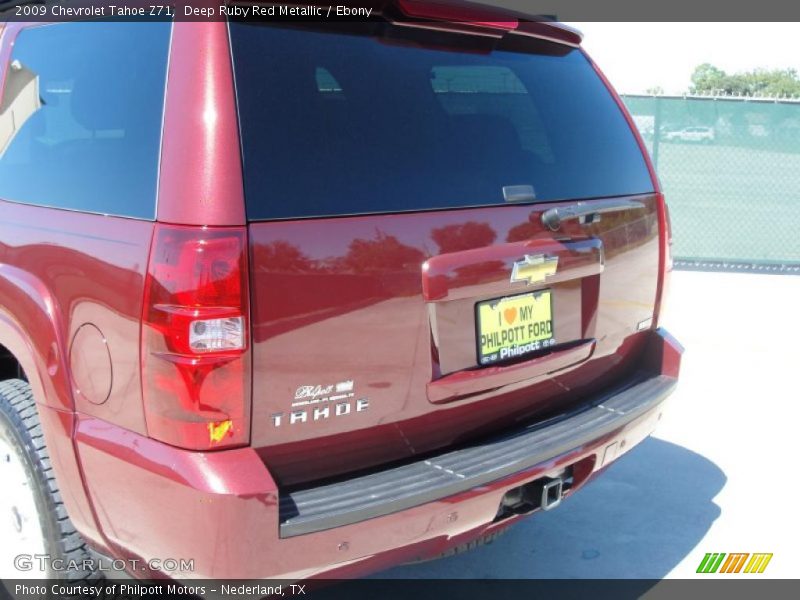 Deep Ruby Red Metallic / Ebony 2009 Chevrolet Tahoe Z71