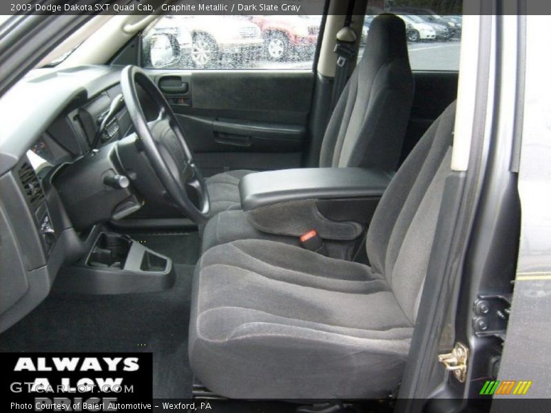 Graphite Metallic / Dark Slate Gray 2003 Dodge Dakota SXT Quad Cab