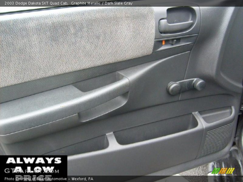 Graphite Metallic / Dark Slate Gray 2003 Dodge Dakota SXT Quad Cab