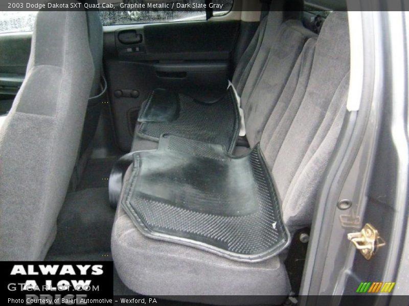 Graphite Metallic / Dark Slate Gray 2003 Dodge Dakota SXT Quad Cab