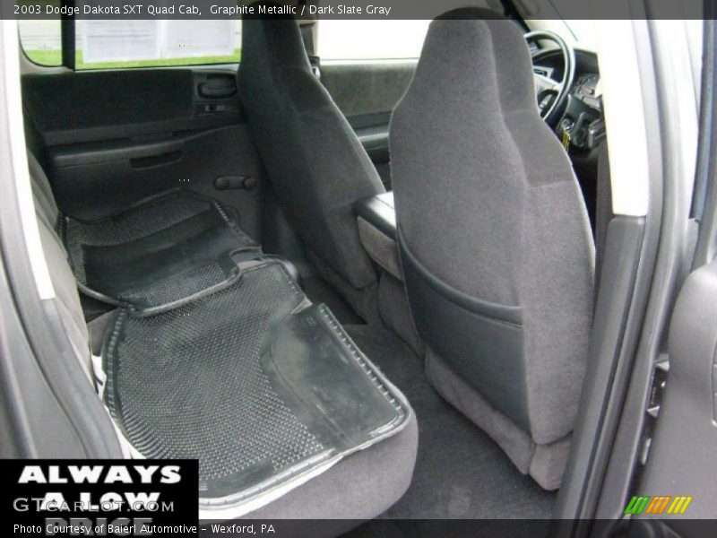 Graphite Metallic / Dark Slate Gray 2003 Dodge Dakota SXT Quad Cab