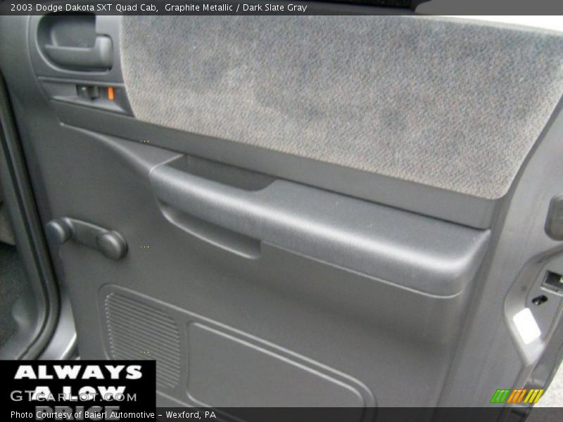 Graphite Metallic / Dark Slate Gray 2003 Dodge Dakota SXT Quad Cab