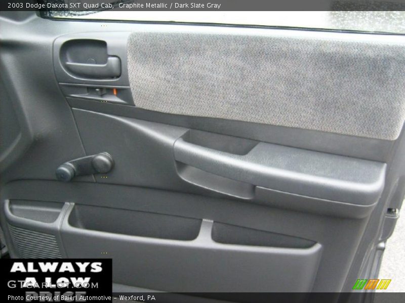 Graphite Metallic / Dark Slate Gray 2003 Dodge Dakota SXT Quad Cab