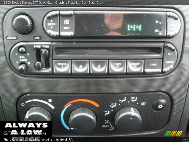 Graphite Metallic / Dark Slate Gray 2003 Dodge Dakota SXT Quad Cab
