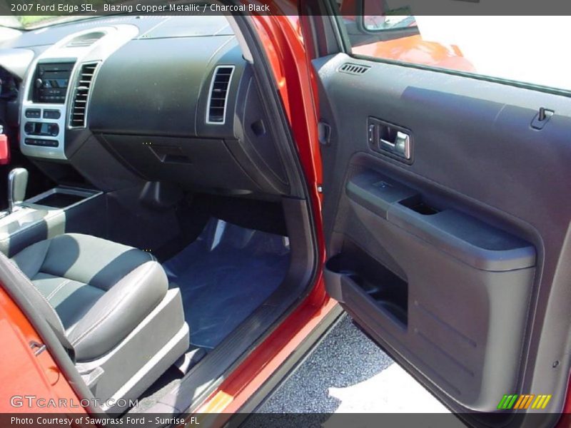 Blazing Copper Metallic / Charcoal Black 2007 Ford Edge SEL