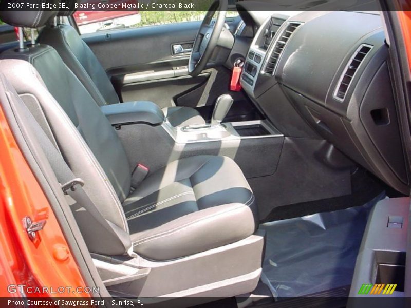 Blazing Copper Metallic / Charcoal Black 2007 Ford Edge SEL
