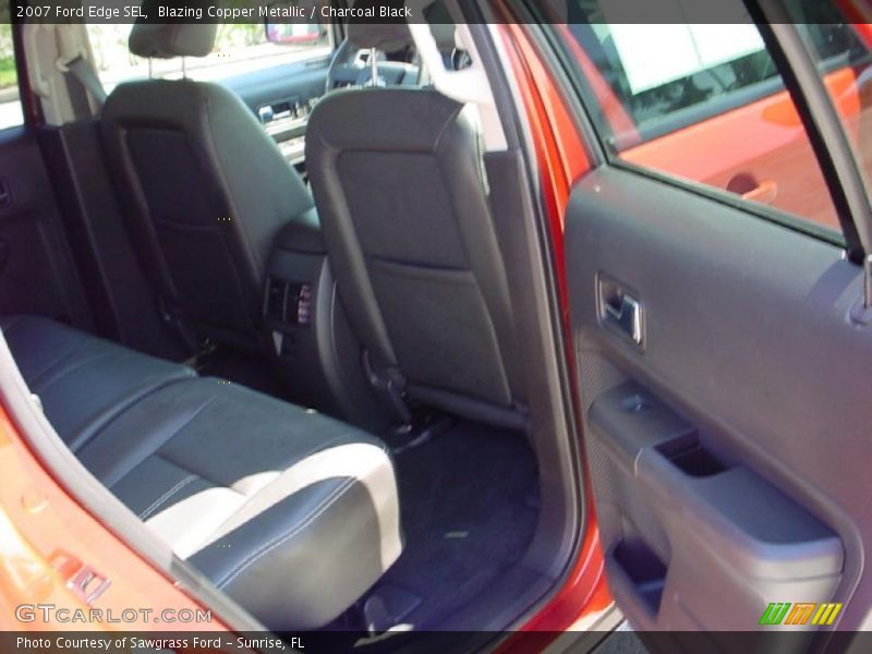 Blazing Copper Metallic / Charcoal Black 2007 Ford Edge SEL